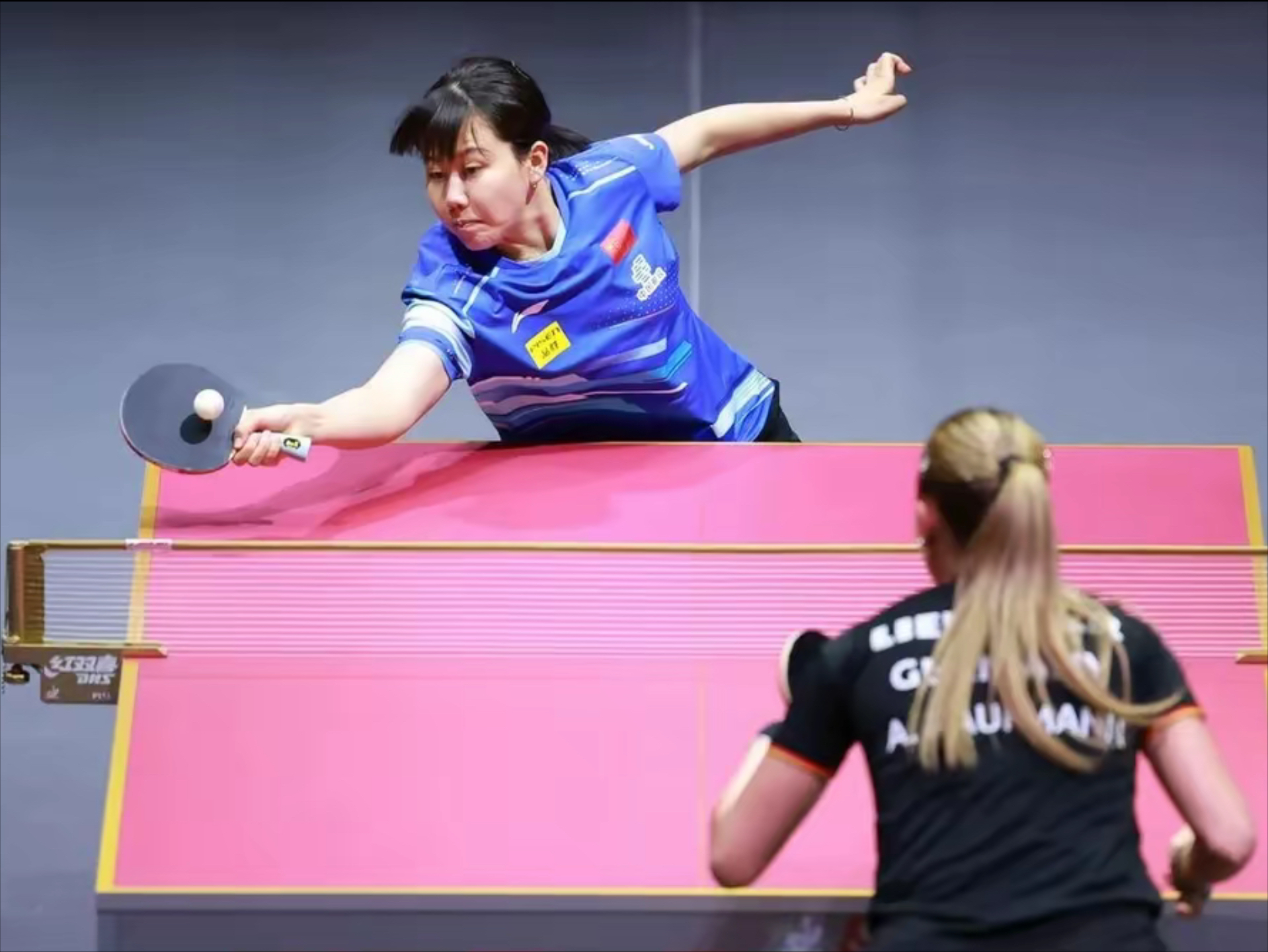 韩国乒乓球队逆转法国乒乓球队，奥恰洛夫打破历史纪录